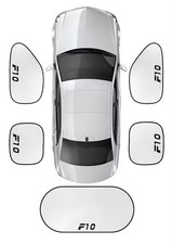 BMW 5 Series F10 Sunshades Sun