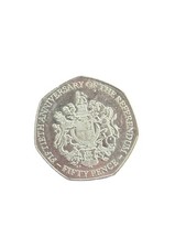 Gibraltar 50p coin 50th - 50p,