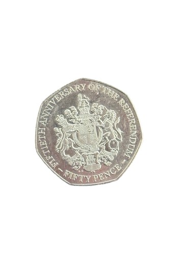 Gibraltar 50p coin 50th - coin,
