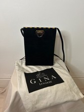 Vintage 1980's Gina bag velvet