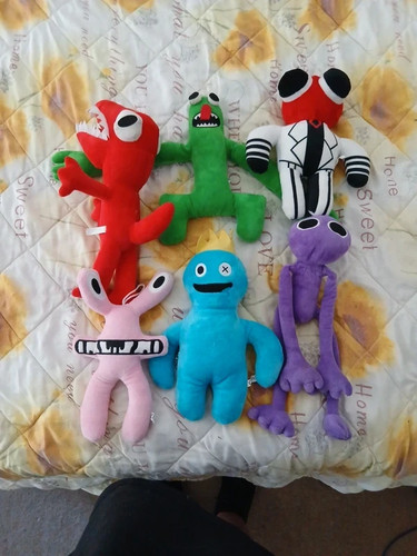 Rainbow friends soft plush - 6x,