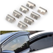 Channel Rain Wind Deflector CLIPS For HEKO SNED G3 Climair iSpeed Metal 8PCS LP