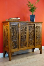 Thailand Solid Wood Chest Handmade Wood Sideboard Furniture Asian Cabinet