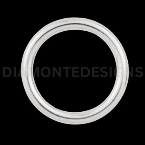 8mm chunky silver - chunky, plated