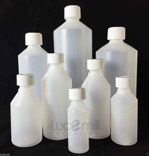Natural HDPE Plastic Bottles &
