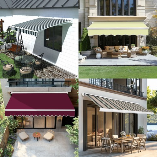 4x3m manual electric awning - manual,