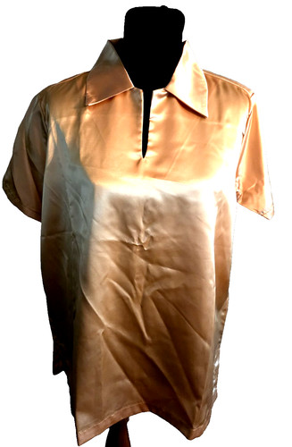 Vtg 50s unisex gold acetate - unisex,