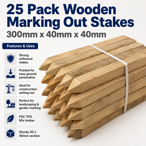 Timber survey pegs - timber,