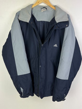 ADIDAS WINTER JACKET Size M (fits like Large) 42" Men's Padded Coat Navy Blue