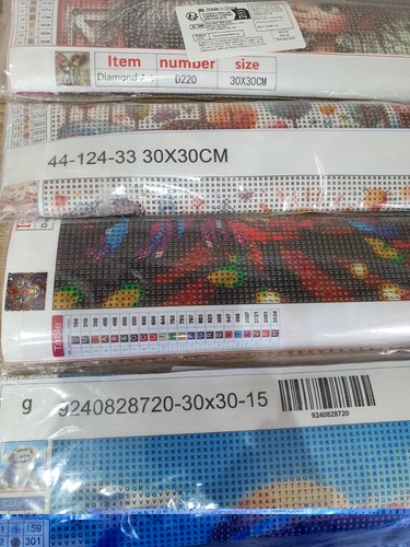 Diamond art painting job - , lot