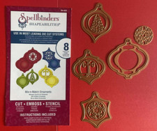 Spellbinders Shapabilities Mix-n-Match Ornaments Die set UK Seller 3226