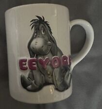 Lovely Large White 3D Disney Store EEYORE Mug 12cm In Excellent Condition