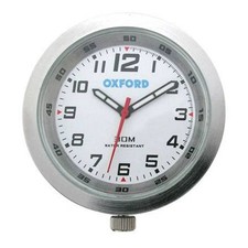 Oxford Analogue Clock Silver