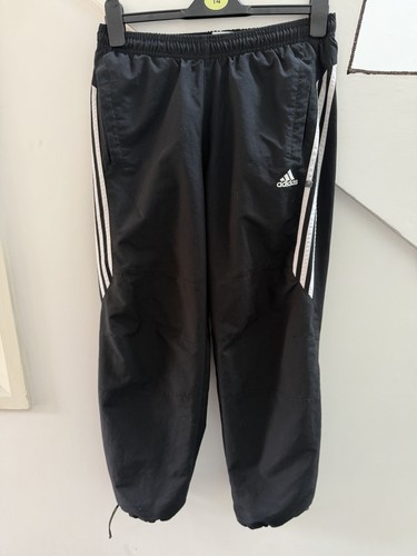 Adidas black joggers - black,