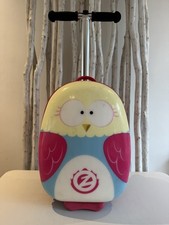 Zinc Flyte Girls' 18-inch Suitcase Scooter Pink Olivia the Owl Ride-On