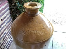 Frederick Bailey Cambridge advertising stoneware brewery flagon jar bottle