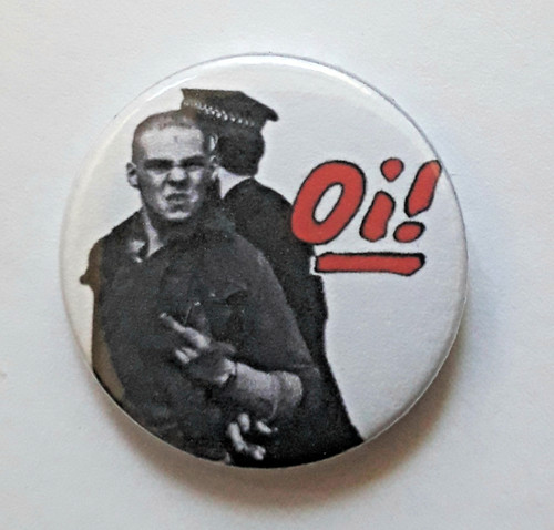 25mm badge skinhead being - 25mm, of
