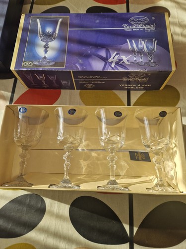 Lead crystal wine - 4, glasses