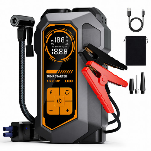 8000a car jump starter with - jump,