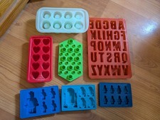 Silicone mold bundle, Alphabet, Hearts, Diamonds, Lego Men, Shot Glass Shape