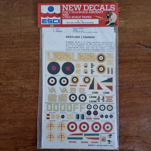 Esci decals b - g.b, westland