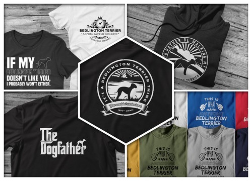 Bedlington terrier shirt - terrier, t