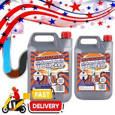 Heavy Duty 5L Industrial Sink & Drain Unblocker Cuts Through Standing Water