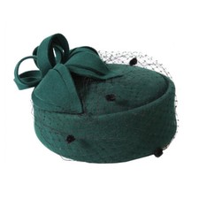 Royal Pillbox Hat Mesh Veil