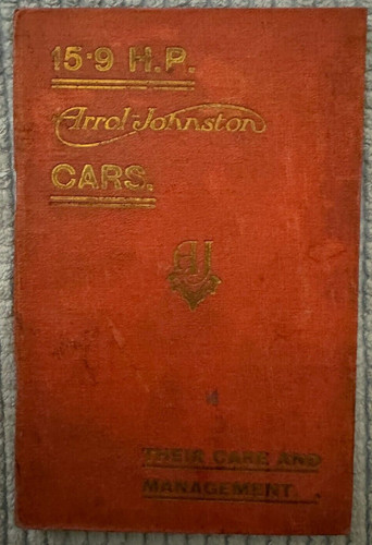 Arrol johnston hp 1920 - johnston,