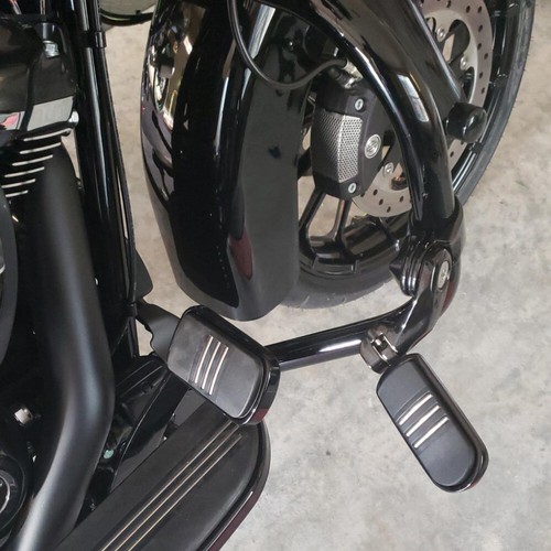 Black highway foot pegs - foot,