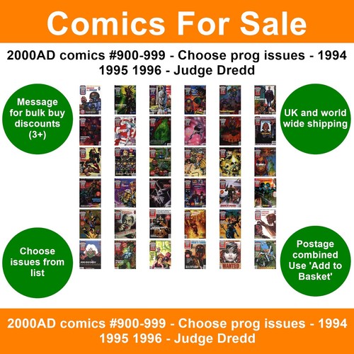 2000ad comics 900 999 - comics,