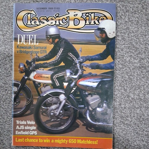 Classic bike kawasaki - classic, 12/88