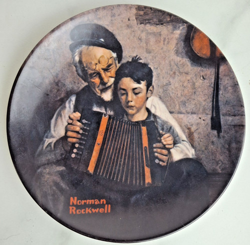 Knowles norman rockwell plate - knowles,