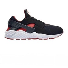 Nike Air Huarache Black Red White Bred Sneakers Men 8 or Women's 9.5 318429-016