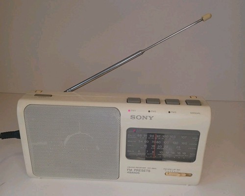 Sony icf 880l portable - sony, 4-band
