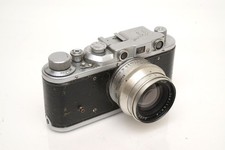 Zorki-1 Type D, Vintage 1950s Soviet Rangefinder Camera With Jupiter 8 50mm f/2