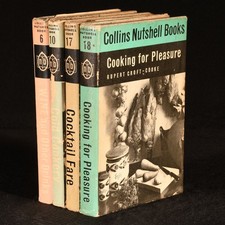 1963-1967 4vol Collins Nutshell Books: Wine and Other Drinks, Cold Cookery, C...