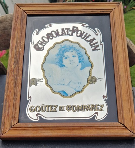 French advertisement mirror - french,