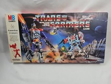 The Transformers Game Vintage Board Game 1986 Rare MB Games - Near Complete