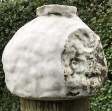 Large Heavy 1970’s Retro Vintage Studio Pottery Vase Vessel Pot Approx 1.9KG