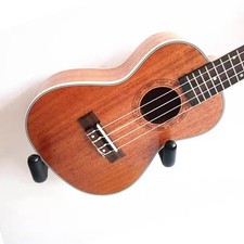 Metal Horizontal Guitar Wall Hanger Safety Wall Mount Holder Slatwall Black