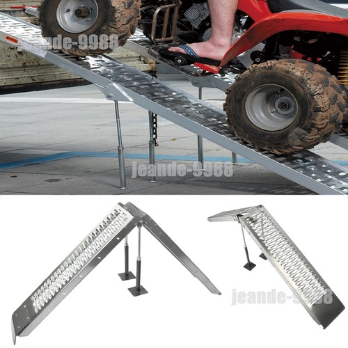 Loading ramp folding steel - loading,