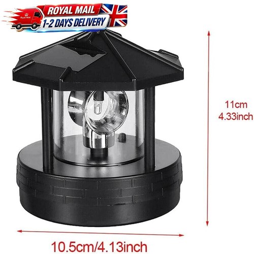 Solar powered led rotating - powered,