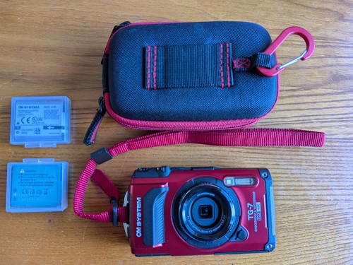Olympus tough camera red - tough,