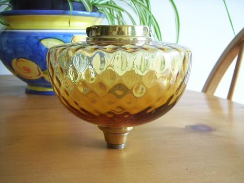 Superb amber victorian oil - superb,