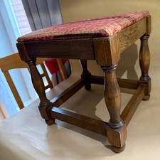 Antique Oak Joint Stool /