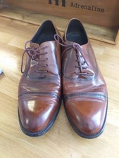 ASK THE MISSUS Mens Brown Leather lace up smart  shoes  UK 11  EUR 45