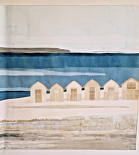 Beach Huts Canvas Wall Art