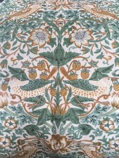 William Morris Strawberry Thief Fabric Remnant 1.12metre X 50cm