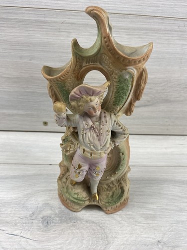Victorian figural spill bisque - victorian,